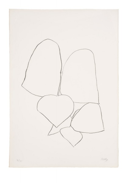 Ellsworth Kelly, String Bean Leaves III (Haricot Vert III), 1965-66