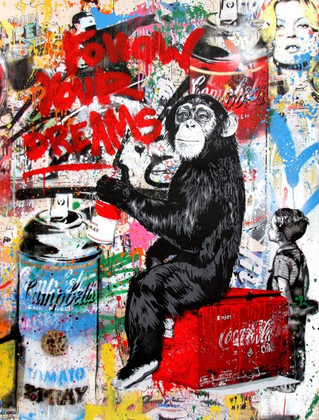 Mr. Brainwash, Every Day Life - Follow Your Dreams (Campbell’s Soup), 2017