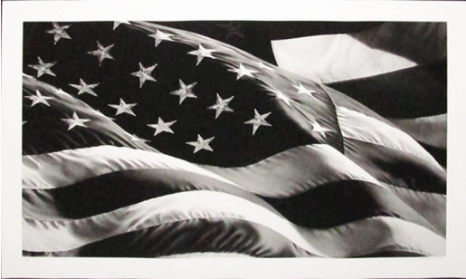 Robert Longo, Untitled (Flag), 2013