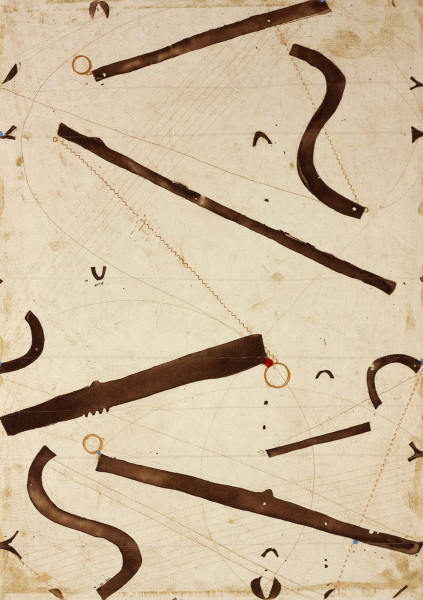 Caio Fonseca, Seven String Etching No. 10, 2001