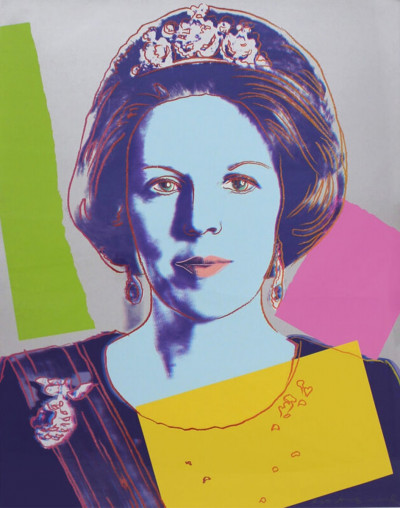 Queen Beatrix (FS II.340A Royal Edition)  by Andy Warhol