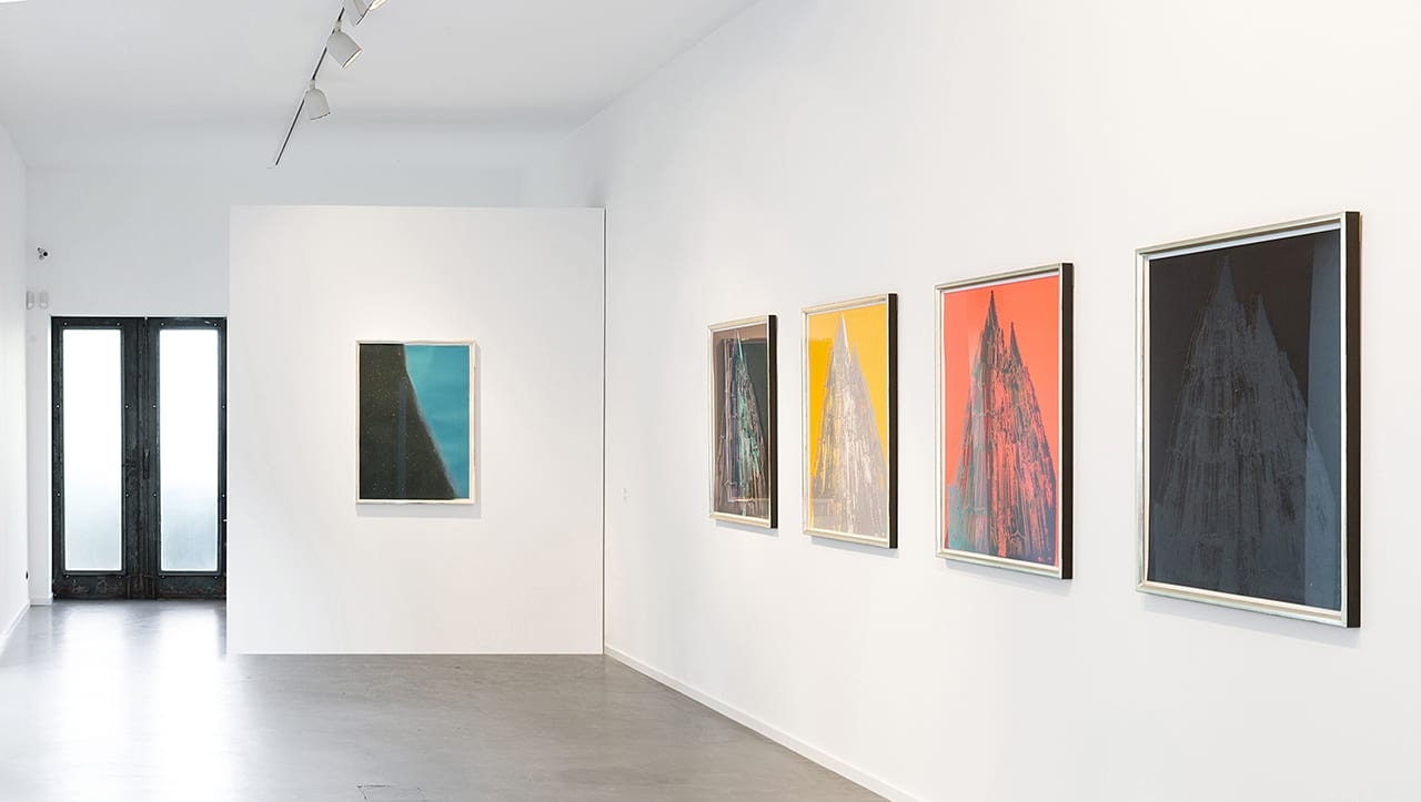 Installation view of Andy Warhol: 90 Years at the Kunsthalle Koidl, 2018.