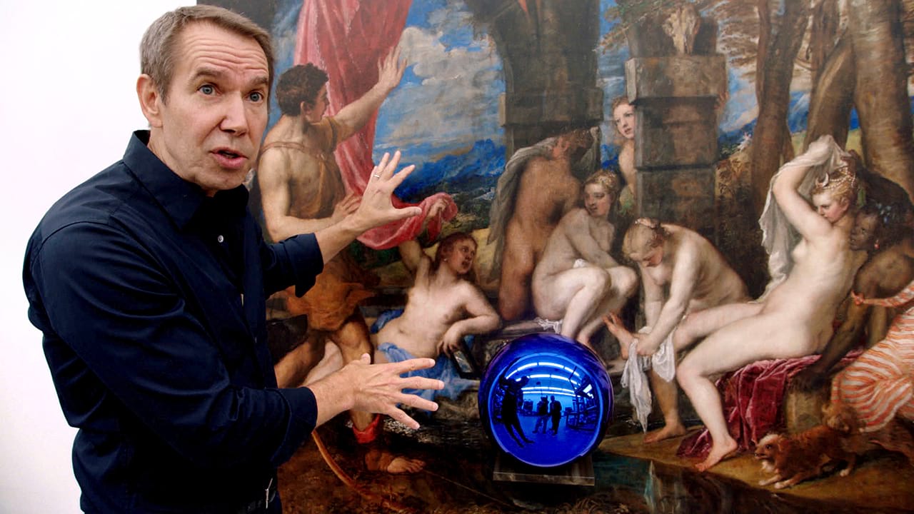 Jeff Koons in his studio in The Price of Everything. Courtesy of HBO