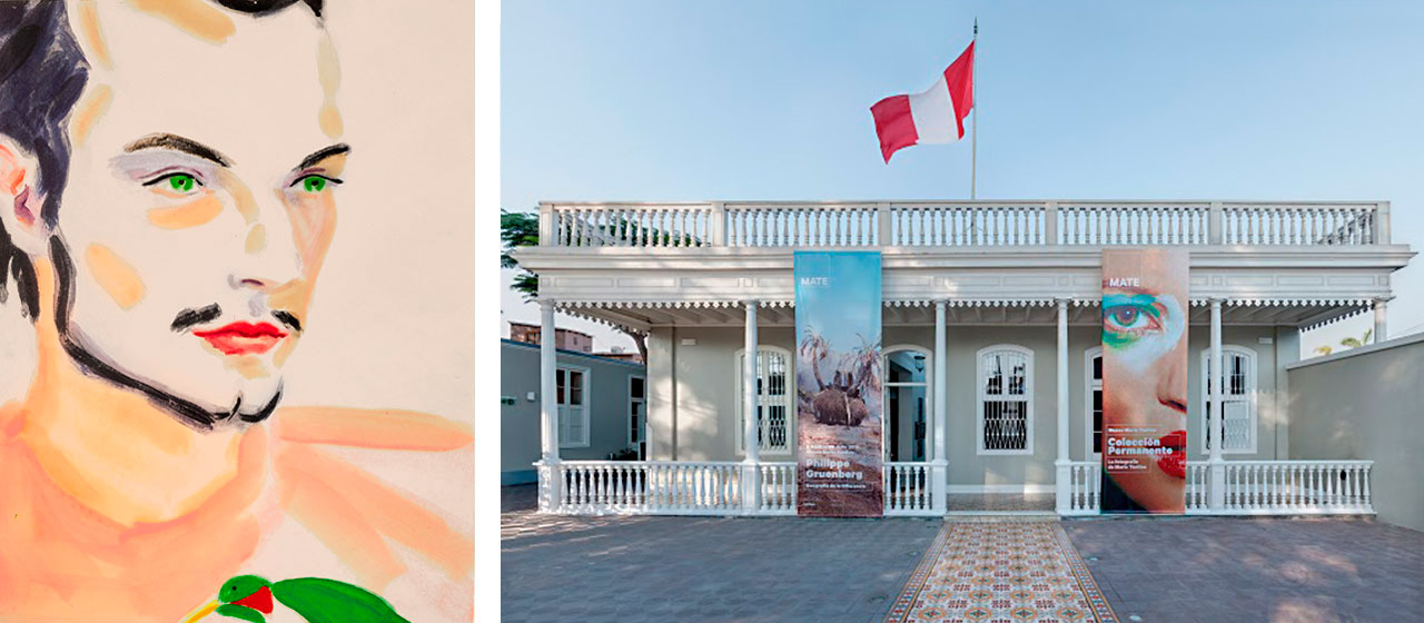 Elizabeth Peyton, Pink (Spencer) (Three), 2002, and MATE &ndash; Museo Mario Testino