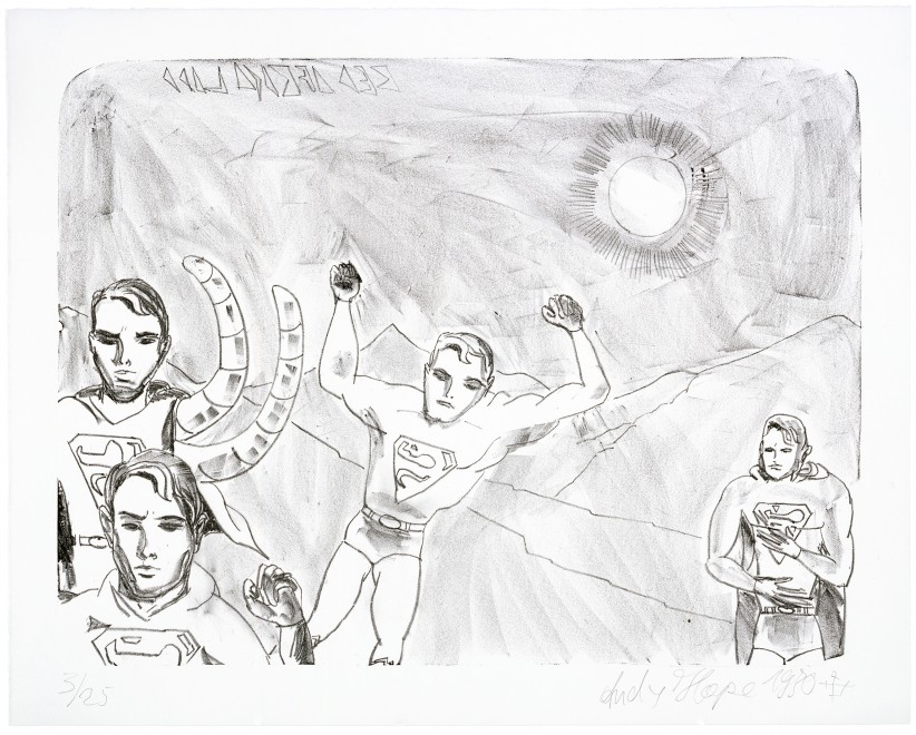 Andy Hope, Red Africa Ladd, 2009, Lithograph. Courtesy: Galerie Sabine Knust, Munich Andy Hope, Red Africa Ladd, 2009, Lithograph
